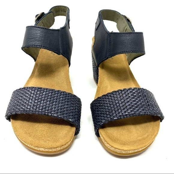 El Naturalista 5033T Mola Rafia heel sandal black - Picture 3 of 9